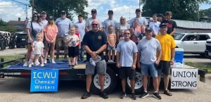 President Heasley Joins Local 45C and 566C Members...